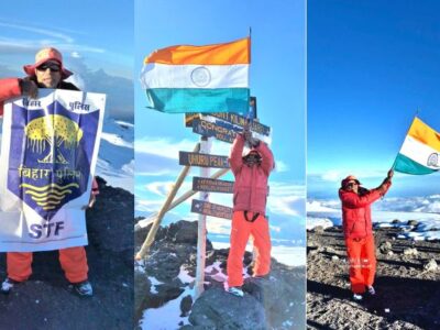 मुजफ्फरपुर के STF सब इंस्पेक्टर चंदन कुमार ने रचा इतिहास, 45 की उम्र में फतह की अफ्रीका की सबसे ऊंची चोटी किलिमंजारो
