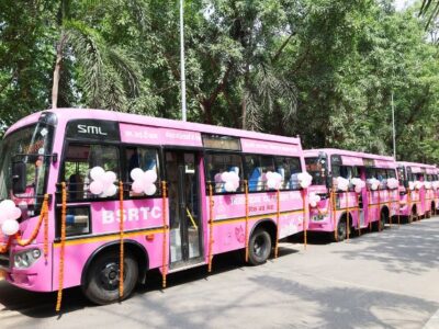 6 रुपये में सफर, महिला कंडक्टर के साथ पटना में पिंक बस सेवा की शुरुआत