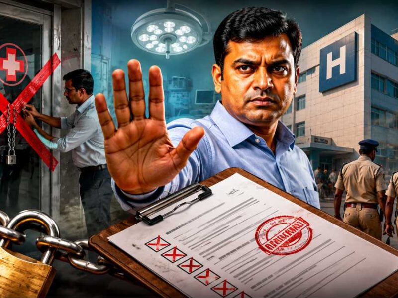 SKMCH के आसपास 13 निजी स्वास्थ्य संस्थान सील, मानकों के उल्लंघन पर प्रशासन की बड़ी कार्रवाई